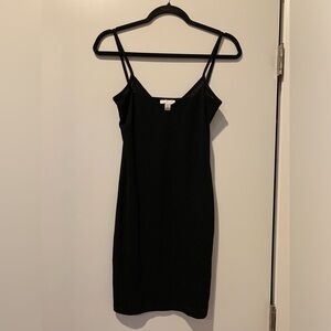 Topshop Classic Black Mini Slip Dress
